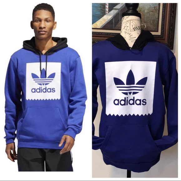 adidas trefoil solid hoodie